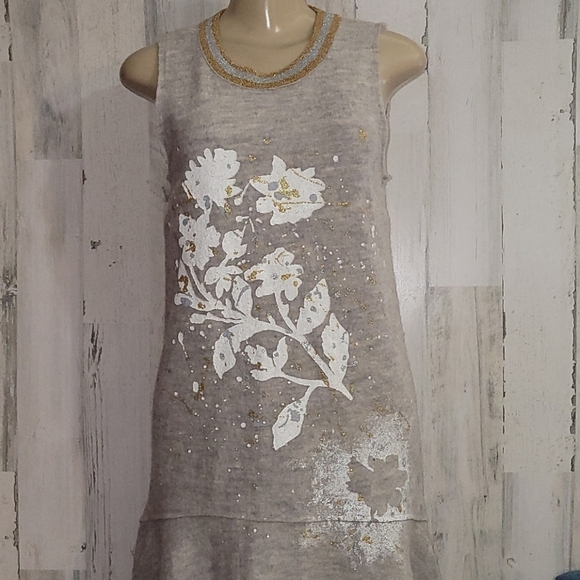 ANTHROPOLOGIE KNITTED AND KNOTTED SLEEVELESS DRESS - Picture 4 of 16